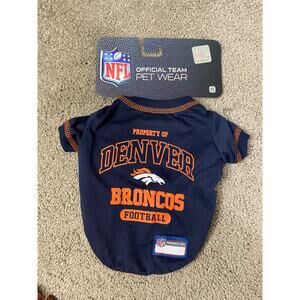 New NFL Denver Broncos Pet Wear Sweater Size XS